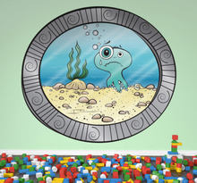 Kinderkamer Sticker Onderwater Duikboot