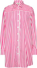 Light Poplin Nuella Shirt Aop Tops Shirts Long-sleeved Pink Mads Nørgaard