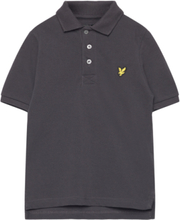 Classic Polo Shirt Tops T-shirts Polo Shirts Short-sleeved Polo Shirts Grey Lyle & Scott Junior