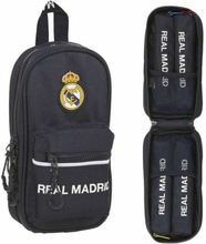 Pennfodral Ryggsäck Real Madrid C.F. Marinblå 12 x 23 x 5 cm