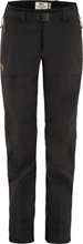 Fjällräven Women's Keb Eco-Shell Trousers Black Skallbukser XL