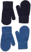 Magic Mittens 2-Pack Accessories Gloves & Mittens Mittens Blå CeLaVi*Betinget Tilbud