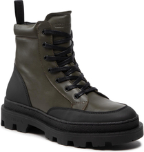 Stövlar Les Deux Tanner Mid-Top Leather Sneaker LDM820022 Grön