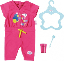 BABY born poppen jumpsuit set roze 4-delig