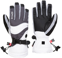 Kombi Kombi Women's Squad WaterGuard Gloves Iron/White Skidhandskar S