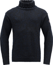 Devold Unisex Nansen Wool High Neck NAVY Långärmade vardagströjor XS
