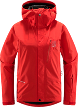 Haglöfs Women's Astral GORE-TEX Jacket Poppy Red Skalljakker XS