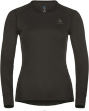Odlo Women's Active Warm ECO Baselayer Shirt Black Undertøy overdel S