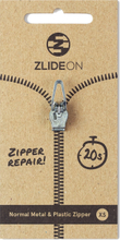 ZlideOn Normal Metal & Plastic Zipper XS Silver Øvrig utstyr XS