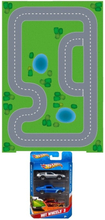 Speelgoed autowegen stratenplan racecircuit race auto set 3 stuk
