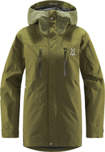 Haglöfs Women's Elation GORE-TEX Jacket Olive Green/Thyme Green Skijakker ufôrede XL