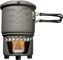 Esbit Solid Fuel Cookset 585ml Without Non-stick Coating Metal Friluftskjøkken OneSize