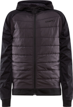 Craft Junior Adv Insulate Hood Jacket Black-Slate Vadderade träningsjackor 134/140