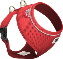 Curli Basic Harness Air-Mesh M Red Hundeseler & hundehalsbånd M
