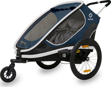 Hamax Hamax Outback (+ Bicycle Arm & Stroller Wheel) Navy/White Cykel- & Barnvagnar OneSize