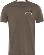 Härkila Men's Core T-Shirt Brown granite T-shirts XXL