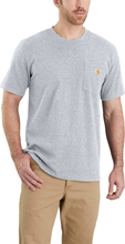 Carhartt Men's Workwear Pocket S/S T-Shirt Heather Grey Kortermede trøyer S