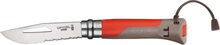 Opinel Opinel Outdoor Earth Red No08 Red Kniver One Size