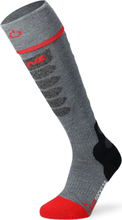 Lenz Heat Sock 5.1 Toe Cap Slim Fit Grey Skidstrumpor 45-47