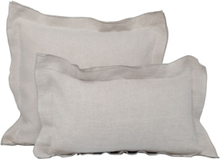 Siena Cushion Cover Home Textiles Cushions & Blankets Cushion Covers Grå Mille Notti*Betinget Tilbud
