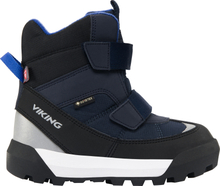 Viking Footwear Viking Footwear Juniors' Expower Warm GORE-TEX velcro Navy/Royal Blue Vintersko 28