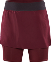 Craft Women's PRO Trail 2in1 Skirt Punsch Treningsshorts XS