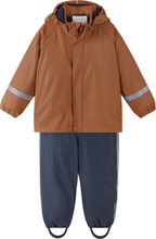 Reima Kids' Tipotella Rain Outfit Cinnamon Brown Regnsett 92 cm