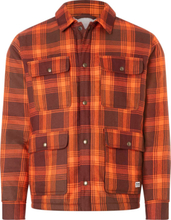 Marmot Men's Ridgefield Sherpa Flannel Shirt Jacket Chocolate Langermede skjorter M
