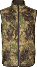Härkila Men's Deer Stalker Camo Reversible Packable Waistcoat Willow Green/Axis Msp®Forest Jaktvester M