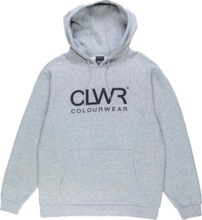 ColourWear Women's Core Hood Grey Melange Langermede trøyer XL
