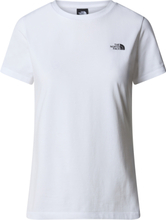 The North Face The North Face W S/S Simple Dome Tee TNF White Kortermede trøyer XS