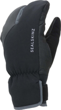 Sealskinz Sealskinz Waterproof Extreme Cold Weather Cycle Split Finger Glove Black/Grey Träningshandskar S