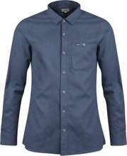 Lundhags Lundhags Men's Ekren Solid Long Sleeve Shirt Mid Blue Långärmade skjortor XXL