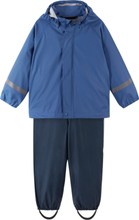 Reima Reima Kids' Rain Outfit Tihku Denim Blue Regnställ 86