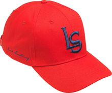 Laksen Laksen Men's Baseball 3D Shooting Cap Red W Denim Emb OneSize