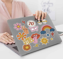 Laptop sticker hippie vibes sticker set