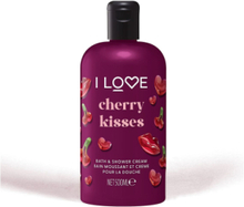 I Love Seasonal Scented Bath And Shower Creams Cherry Kisses Shower Gel Badesæbe Nude I LOVE