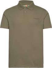 Mount Jo Wicking Short Sleeve Polo Cassel Earth Designers Polos Short-sleeved Green Timberland