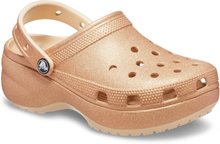 Sandaler och Slip-ons Crocs Classic Platform Glitter Clog W 207241 Shitake 2DS