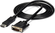 DisplayPort til DVI-mellemstik Startech DP2DVIMM6 (1,8 m) Sort 1.8 m