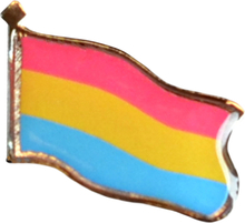 Pinflagga Pride Pansexuell