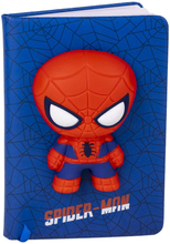 Anteckningsbok Spider-Man SQUISHY Blå 18 x 13 x 1 cm