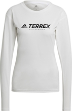 Adidas Adidas Women's Terrex Primeblue Trail LS Top WHITE Langermede treningstrøyer XS