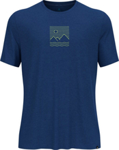 Odlo Odlo Men's Ascent Sun Sea Mountains T-Shirt Limoges Melange Kortermede trøyer M