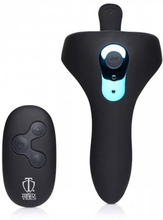 XR Brands Power Taint - Silicone Cock and Ball Ring with Remote Control
