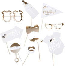 Foto Props Oh Baby Guld - 10-pack