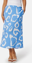 Object Collectors Item Objjacira Mid Waist Skirt Blue/White 34