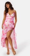 Bardot Sorella printed midi dress Pink 38(UK10)