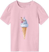 Name It Fae t-skjorte til småbarn, parfait pink