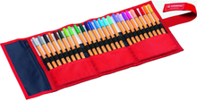 Tuschpennor Stabilo Point 88 Red Rollerset Multicolour